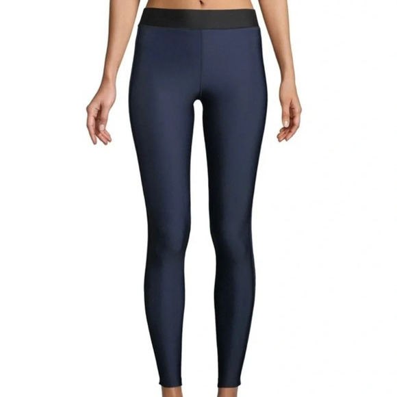 Ultracor Ultra Matte Collegiate Leggings (Indigo with Pink Stripes) - Picture 1 of 9